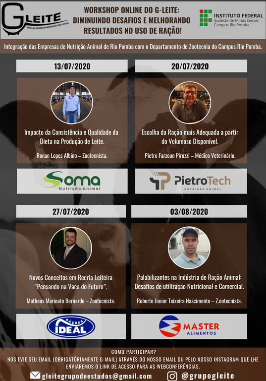 Cartaz de divulgação do workshop