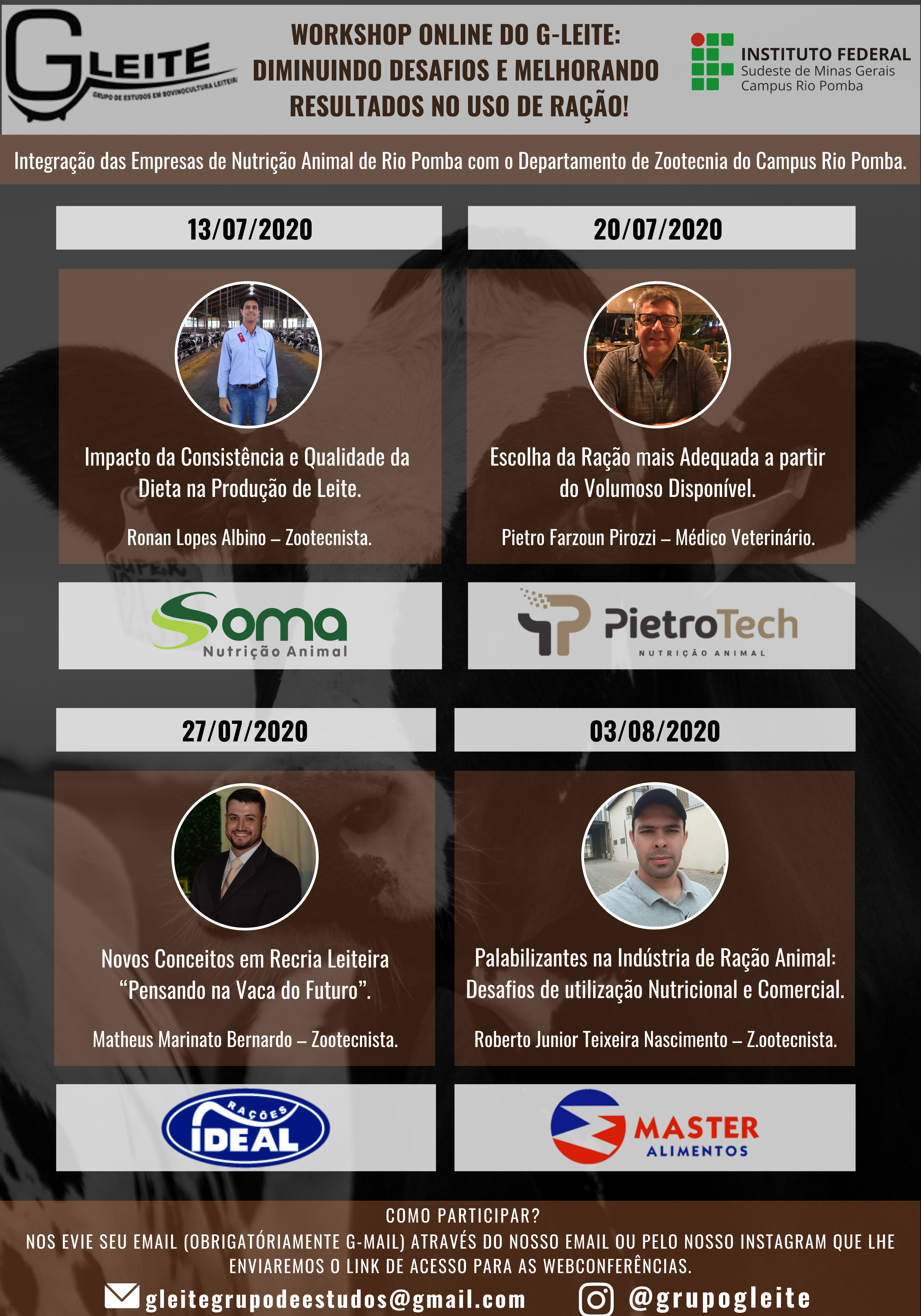 Cartaz de divulgação do workshop