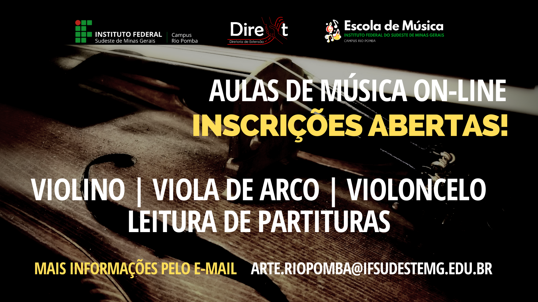Curso de instrumentos musicais