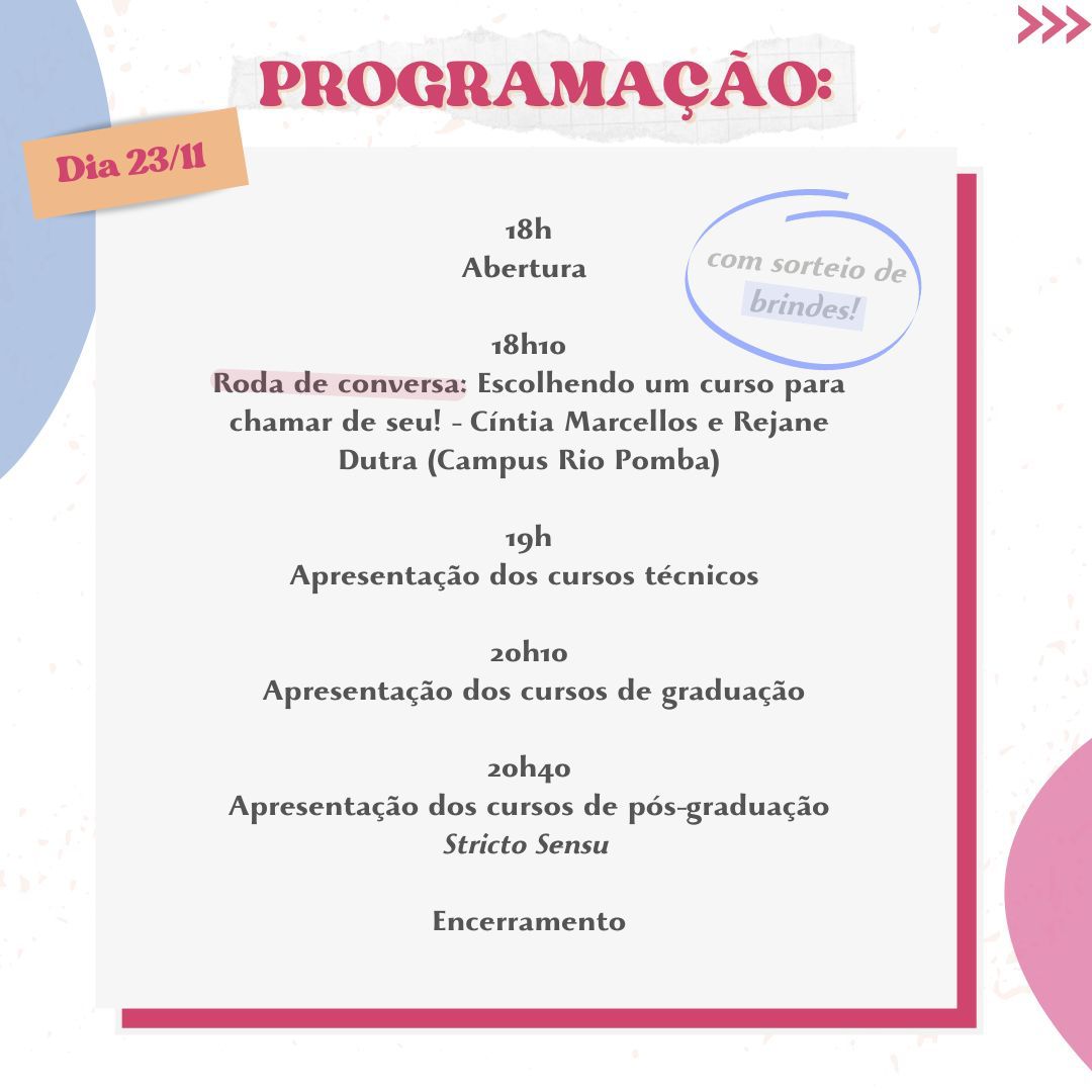 Mostra de cursos 2021 - dia 1