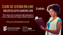 #pratodosverem: Imagem mostra divulgação do Clube de Leitura on-line da Biblioteca Acyr Loureiro Lima em sua 3ª edição: em contos com a Literatura Afro-Brasileira e com os discentes do Campus Santos Dumont. No canto esquerdo inferior, aparecem as logomarcas do IF Sudeste MG - Campus Santos Dumont e do Neabi da unidade. À direita, uma mulher negra e jovem está lendo um livro.