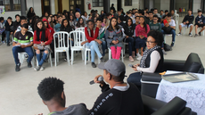 #pratodosverem: Imagem mostra evento do projeto (R)Existências no Campus Santos Dumont