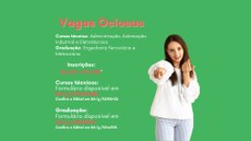 #ParaTodosVerem:cartaz com imagem de um mulher apontando e chamado o leitor ao lado de informações sobre o período de inscrições e os links de acesso a formulários e editais.