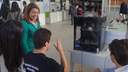Impressora 3D durante o V Simpósio de Ensino, Pesquisa e Extensão do IF Sudeste MG