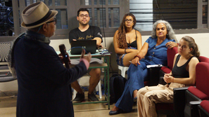 #pratodosverem: Imagem mostra palestra no Auditório do Campus Santos Dumont