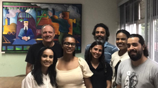 #pratodosverem: Imagem mostra representantes de projeto de pesquisa do IF Sudeste MG e do DNIT em registro na Unidade Ferroviária de Juiz de Fora