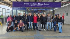 #pratodosverem: Imagem mostra estudantes do IF na Estação Nova Suíça do Metrô BH