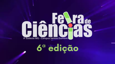 #pratodosverem: Imagem mostra logo da Feira de Ciências, indicando sua sexta edição