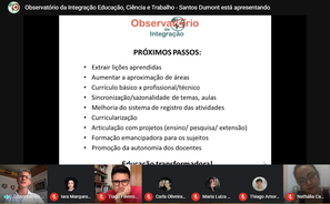 #pratodosverem: Imagem mostra registro de sala virtual do encontro promovido pelo Observatório no aplicativo Google Meet, durante apresentação do professor Helton Nonato.