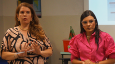 #pratodosverem: Imagem mostra profissionais Cristiane Duarte e Karen Ferreira (Espaço Terapêutico Neurodesenvolver)