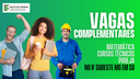 #pratodosverem: Imagem mostra título "vagas complementares", com indicação de cursos (Matemática, Cursos técnicos e Proeja), possíveis candidatos e a logomarca do Campus Santos Dumont do IF Sudeste MG.