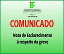 Nota esclarecimento