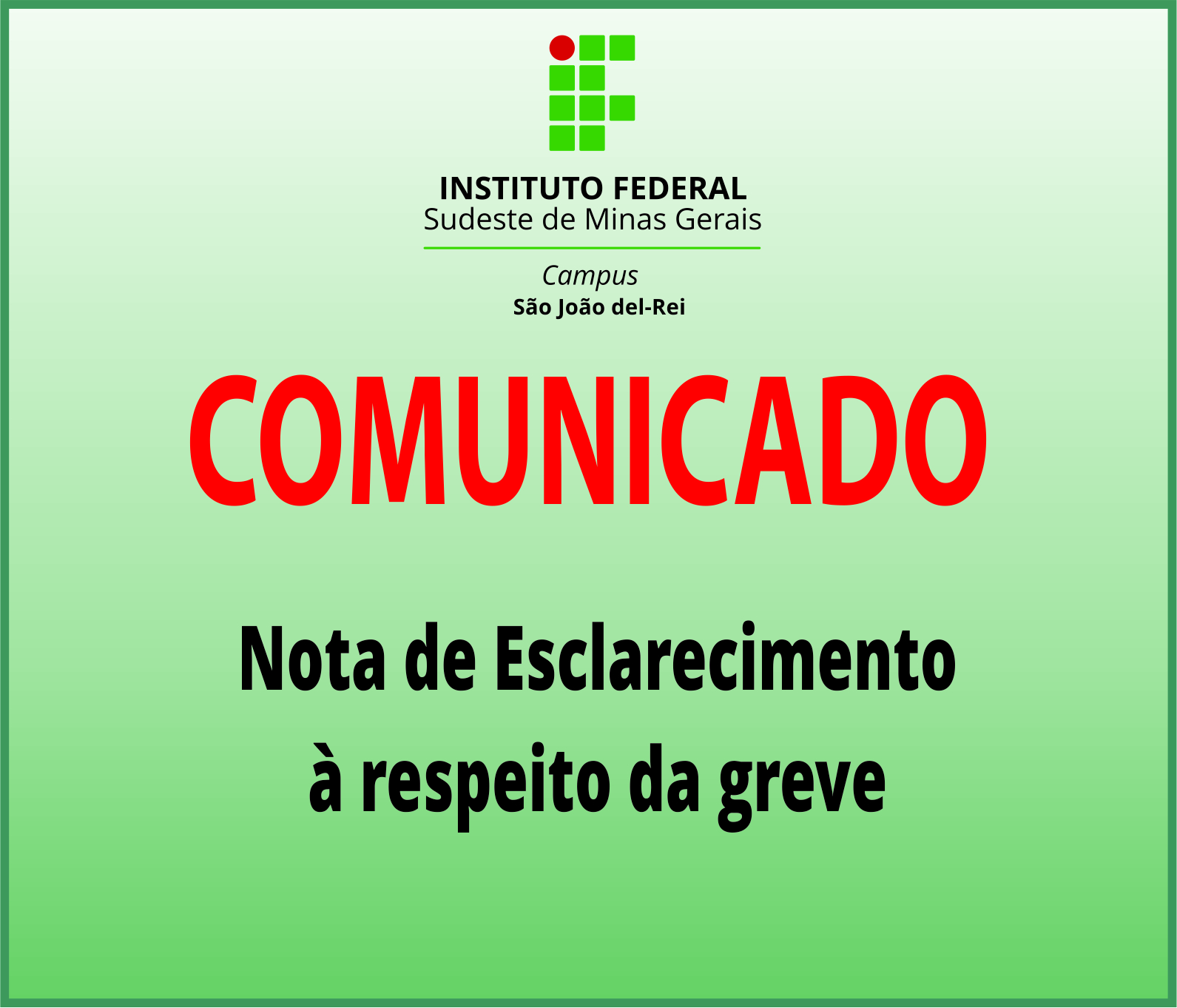 Nota esclarecimento