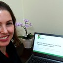 Professora Suzana ministrando o minicurso