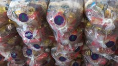 Doações realizadas ao CRAS no dia 21 de julho