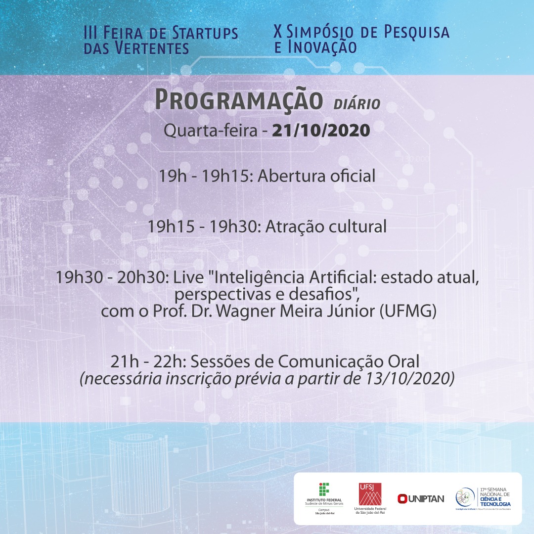 Programação dia 03