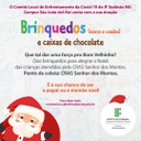 Campanha brinquedos e chocolates