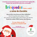 Campanha brinquedos e chocolates