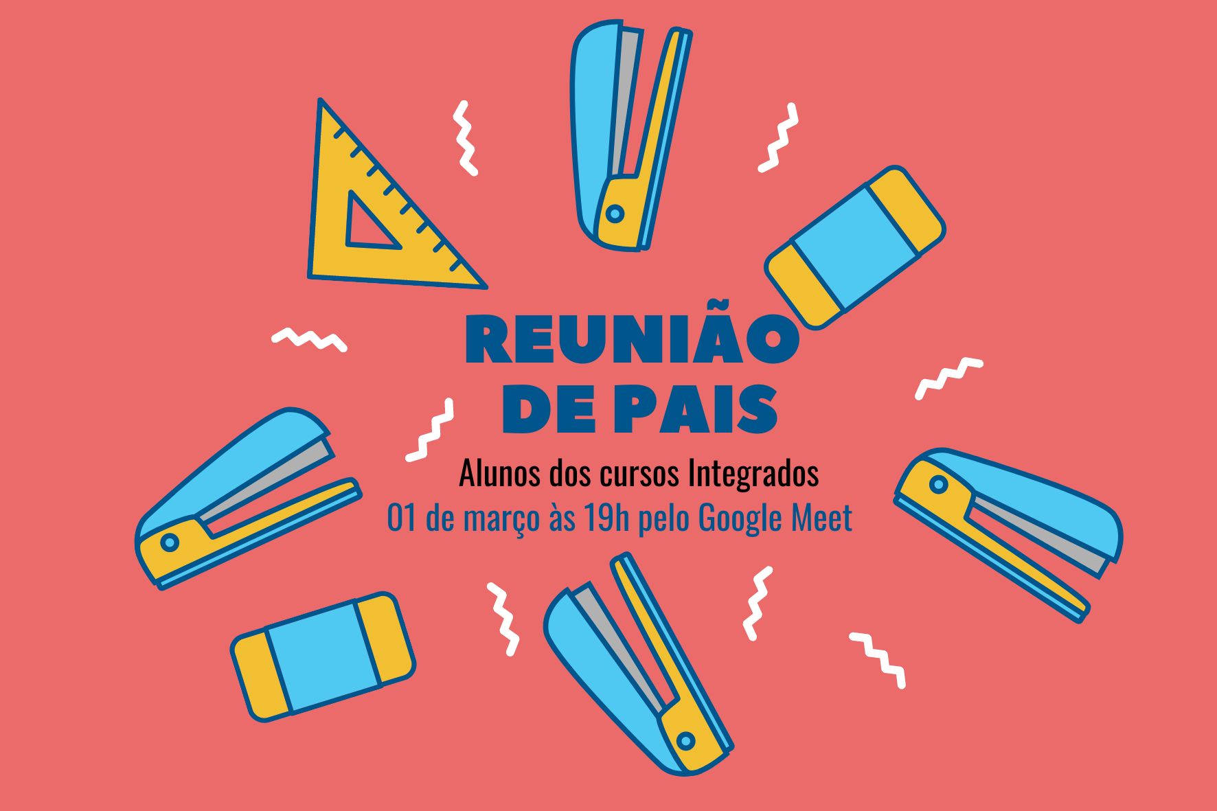 Reunião de pais em 01 de março