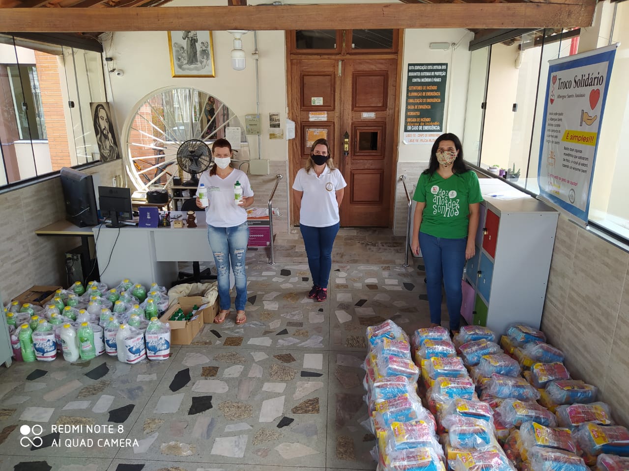 Últimas doações ONG Nova Geração e Albergue Santo Antônio