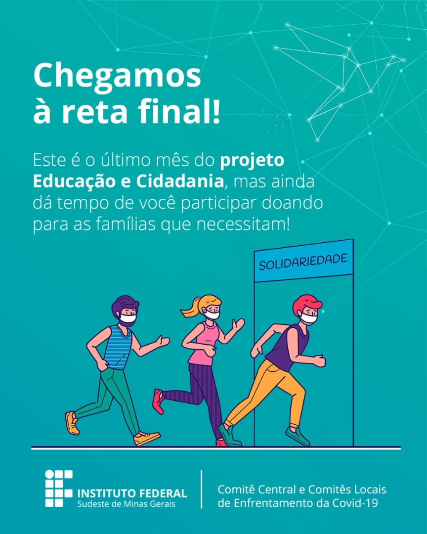 Chegamos a reta final!
