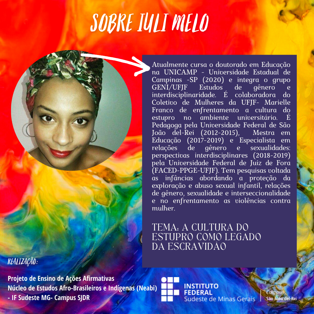 Confira a oficineira Iuli Melo