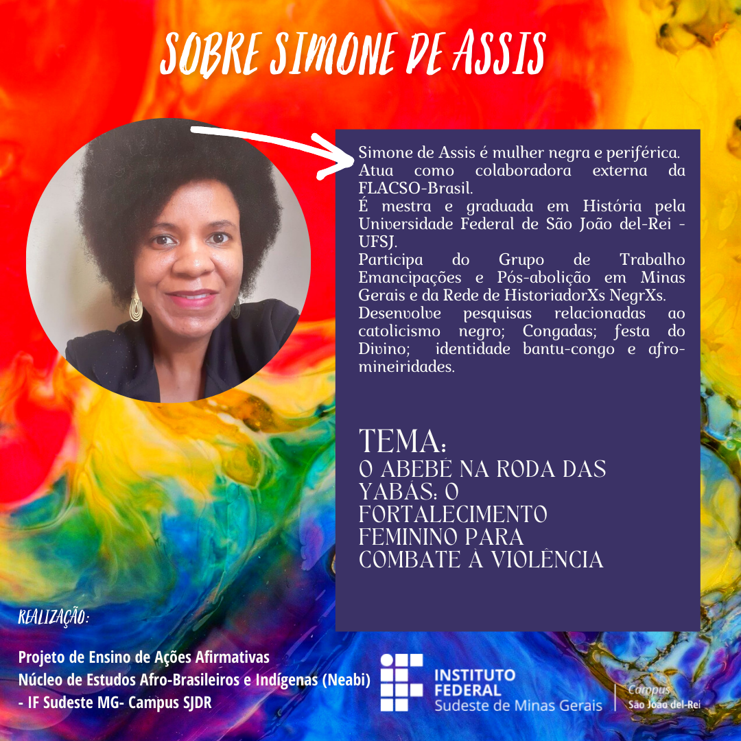 Confira a oficineira Simone de Assis