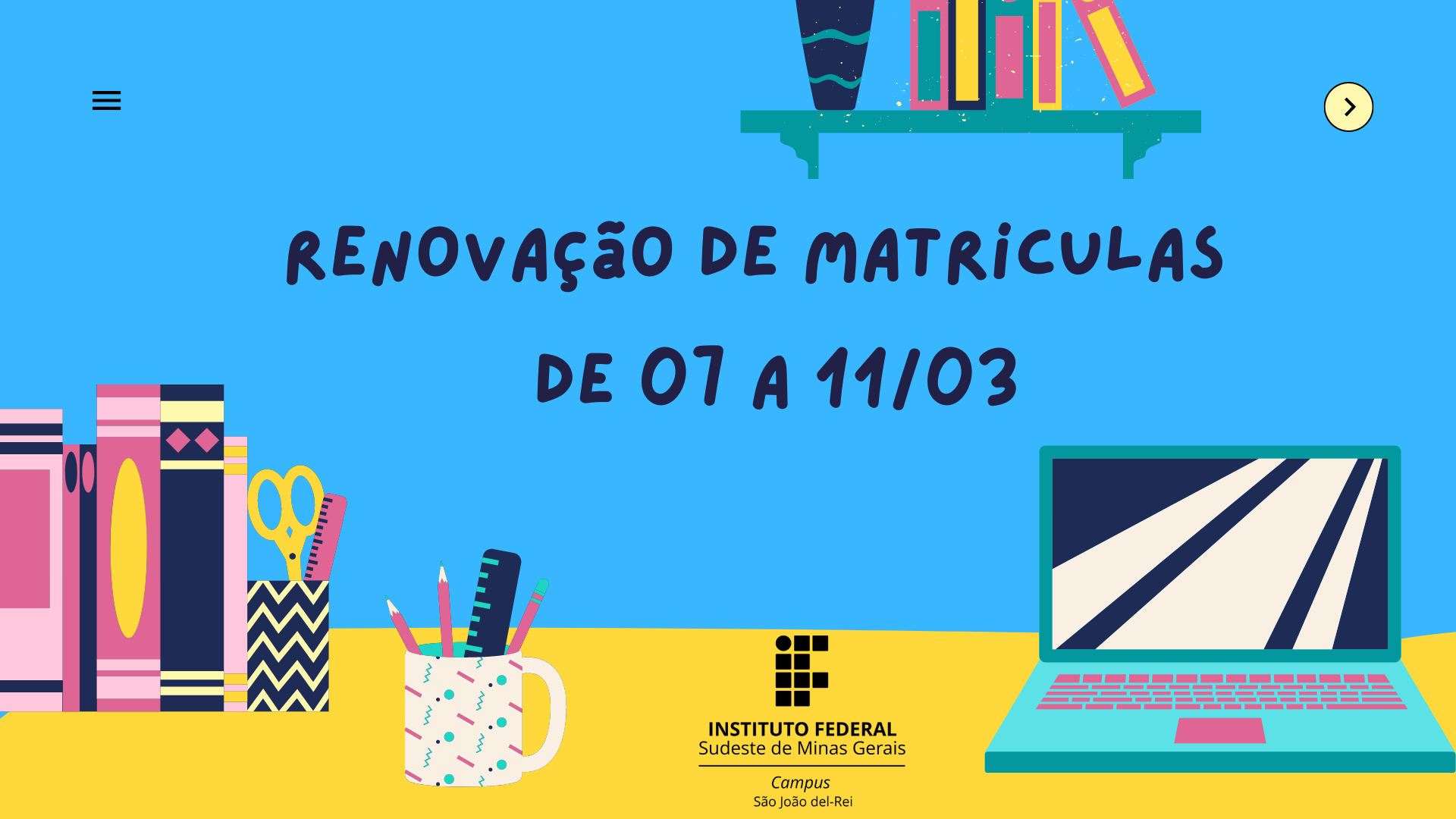 Renovação de matrículas 2022