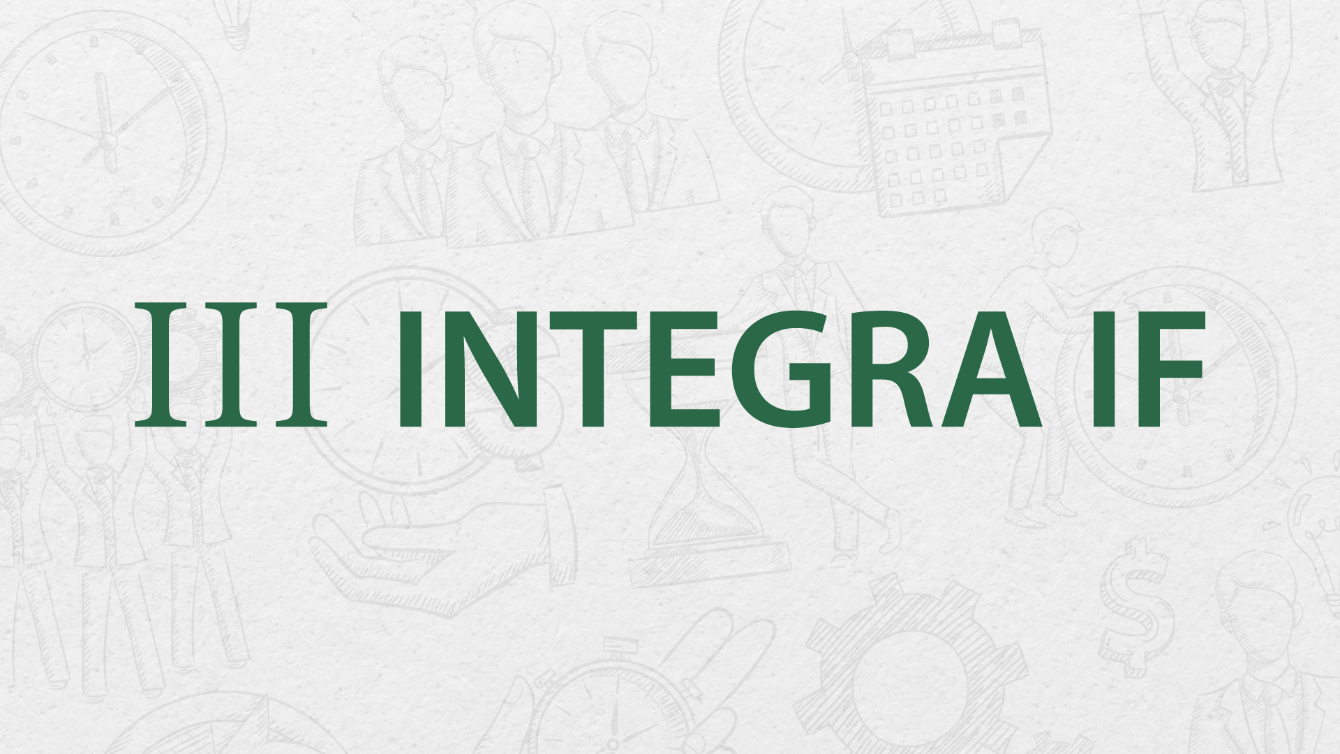 III Integra IF do Campus São João del-Rei