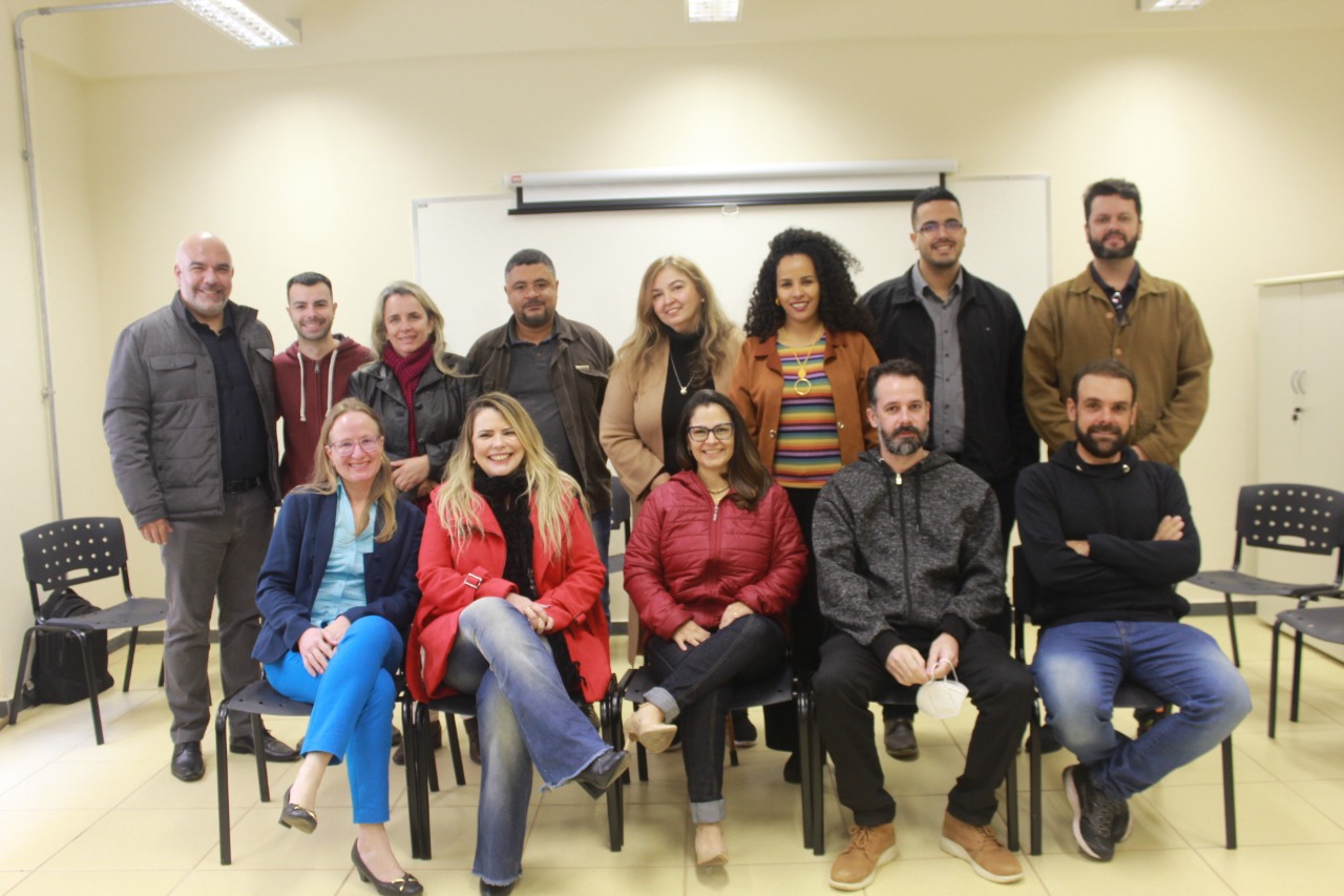 Equipe de gestão da Retoria, direção-geral, diretores sistêmicos e servidores sanjoanenses