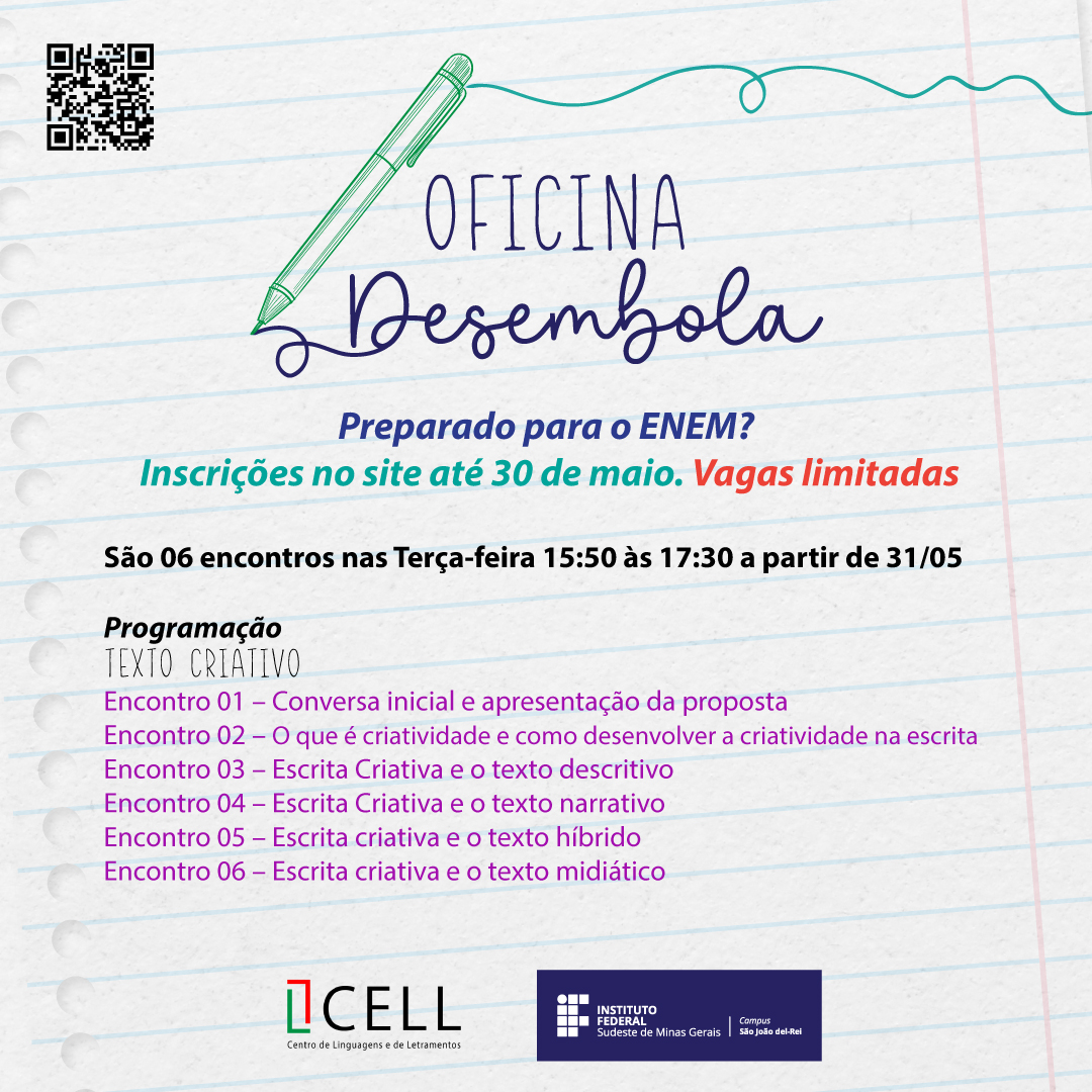 Oficina Desembola de redação no ENEM