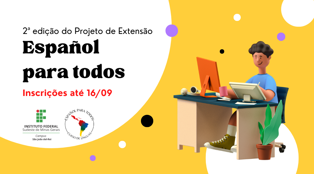 Extensão abre inscrições para 2ª edição do “Curso de Línguas: Español para todos”