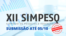 Pesquisa prorroga prazo de submissão de Trabalhos do XII SIMPESQ