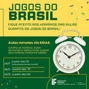 Campus São João del-Rei divulga os horários de funcionamento e aulas durante os jogos da Copa do Mundo