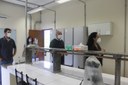 Visita aos laboratórios acadêmicos do campus 