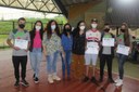 Entrega da premiação dos alunos do EMI. Foram ao todo 40 premiações