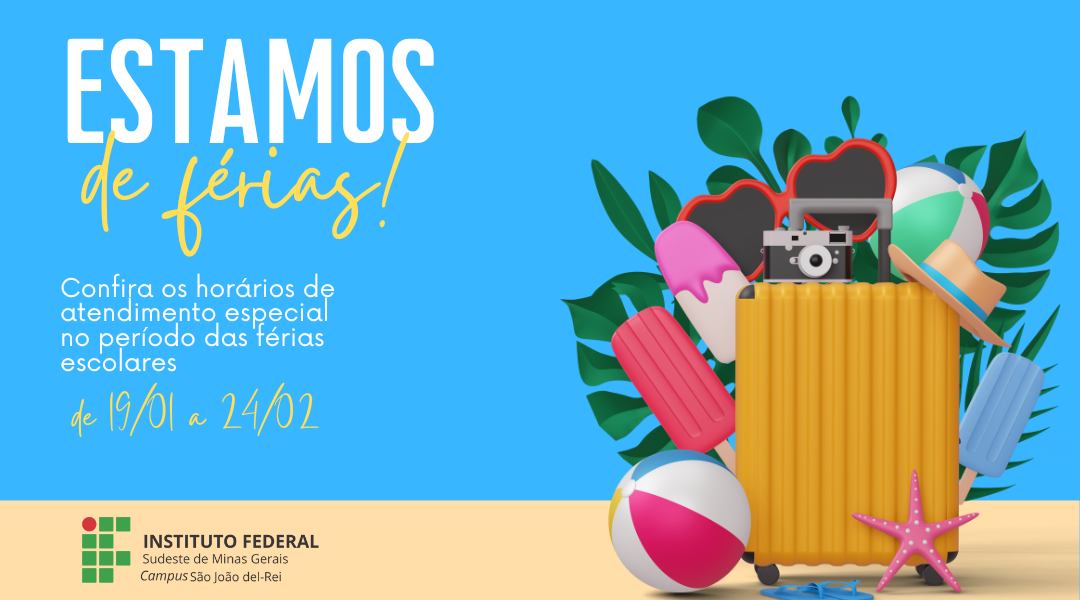 Estamos de férias