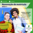 Renovação de matrículas 2023