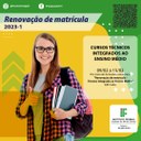 Renovação de matrículas 2023