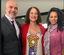 Reitor André Diniz  e a Pró- Reitora Rosana Machado com a ministra Luciana Santos