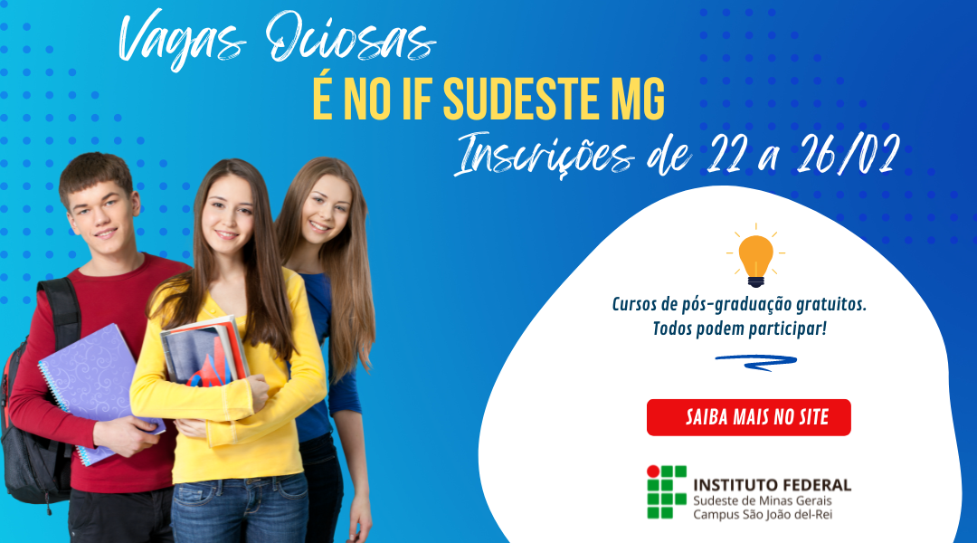 Vagas Ociosas 2023- vagas para pós-graduação