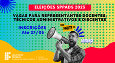 CAMPUS SÃO JOÃO DEL-REI ESCOLHE REPRESENTANTES PARA A SPPADS 2023