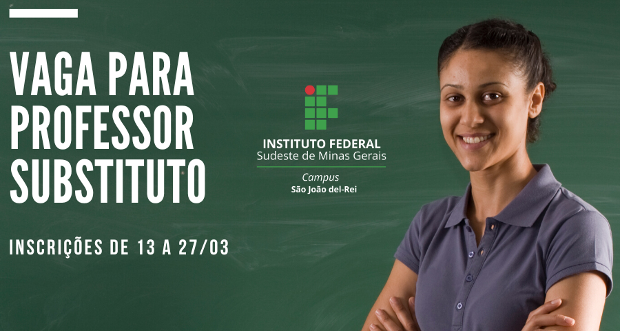 IF Sudeste MG divulga edital de contratação de professores substitutos