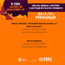 Confira a Programação do VI ERAS dia a dia