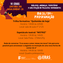 Confira a Programação do VI ERAS dia a dia
