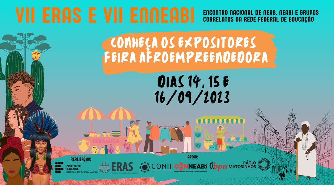 IF SUDESTE MG DIVULGA EXPOSITORES DA FEIRA AFROEMPREENDEDORA 2023