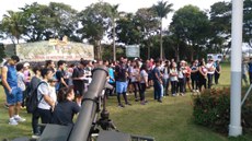 ALUNOS DO ENSINO MÉDIO FAZEM VISITA TÉCNICA NO 11° BATALHÃO DE INFANTARIA DE MONTANHA