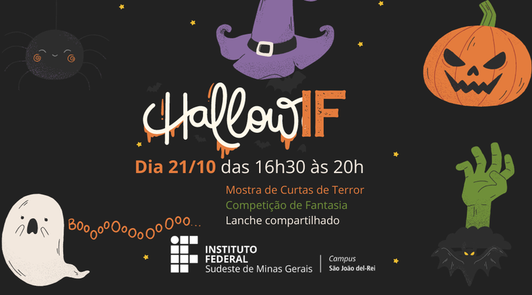 São João del Rey Campus holds HallowIF this Saturday the 21st – IF SUDETE MG