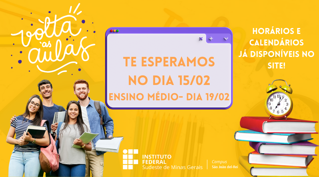 CAMPUS SÃO JOÃO DEL-REI DIVULGA DATA DA SEMANA DA AMBIENTAÇÃO 2024