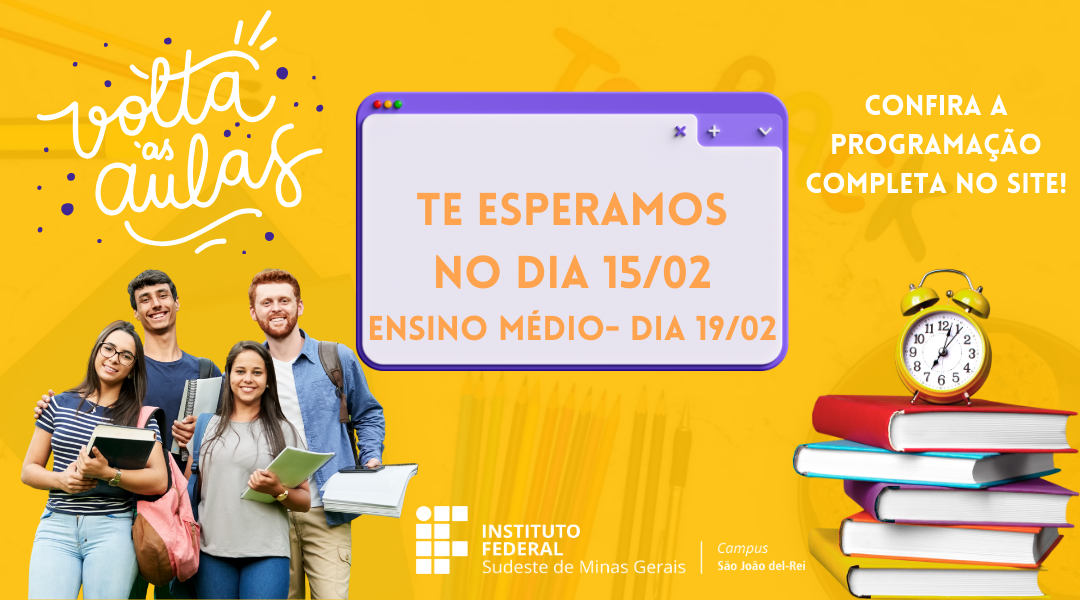 CAMPUS SÃO JOÃO DEL-REI DIVULGA PROGRAMAÇÃO DA SEMANA DA AMBIENTAÇÃO 2024
